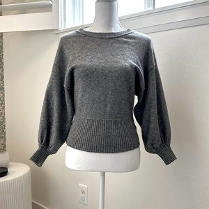 Anthropologie Gray Long Sleeve Sweater